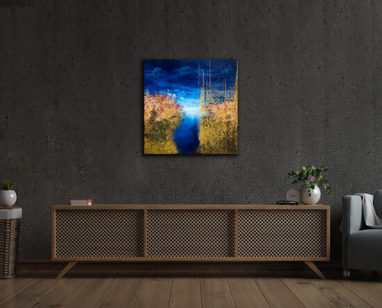 Plexikép - 65x65 cm - Szentek erdeje